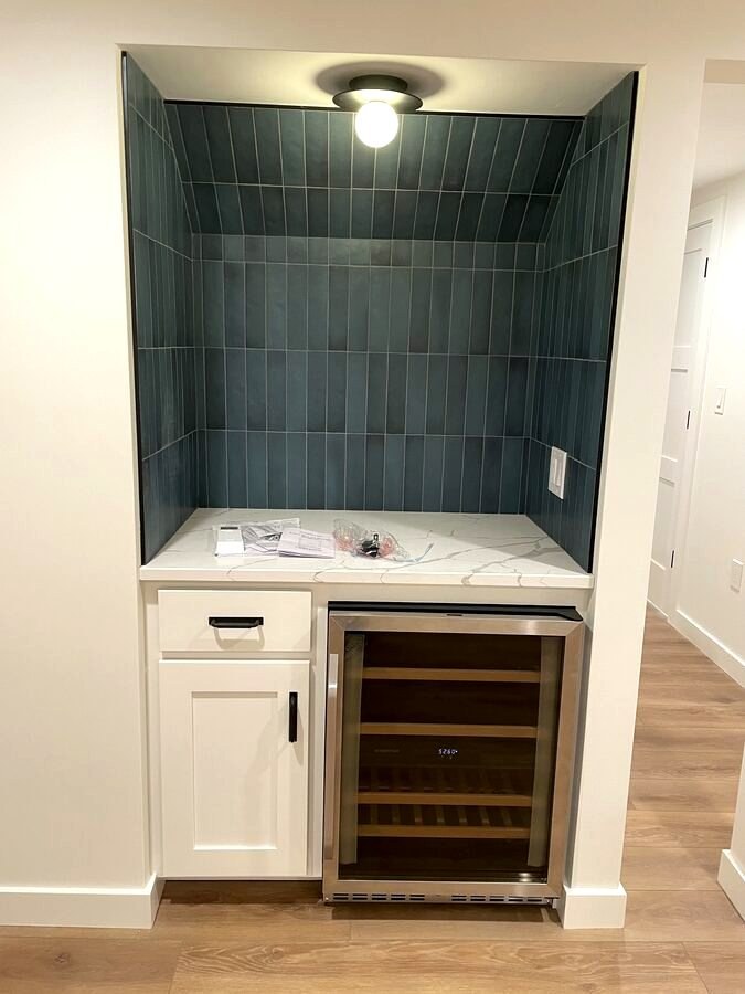 Basement beverage station